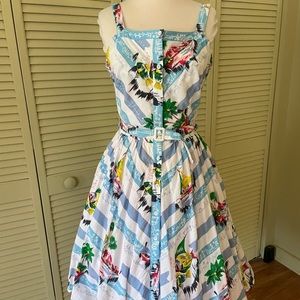 Novelty print sundress Seamstress of Bloomsbury